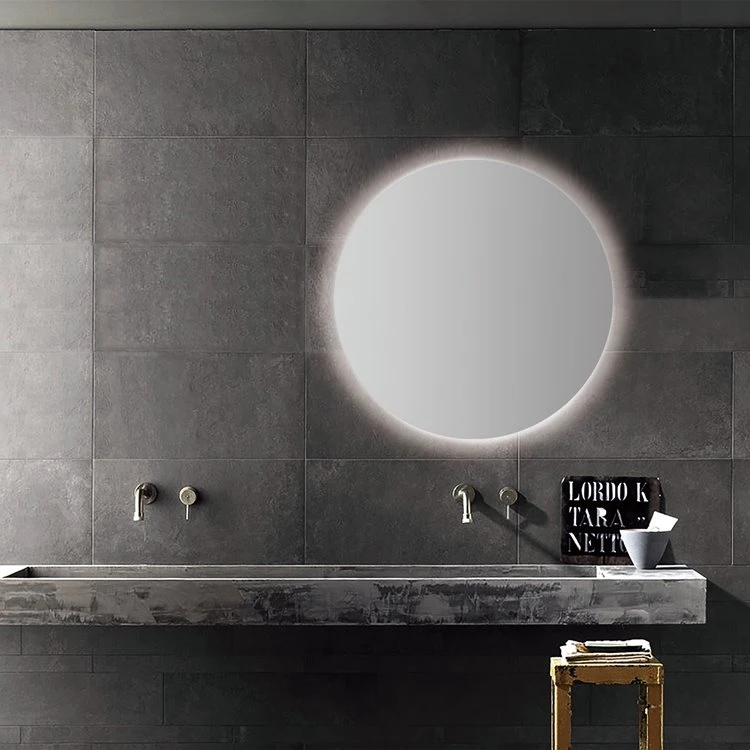 Light Up Round Bathroom Mirror
